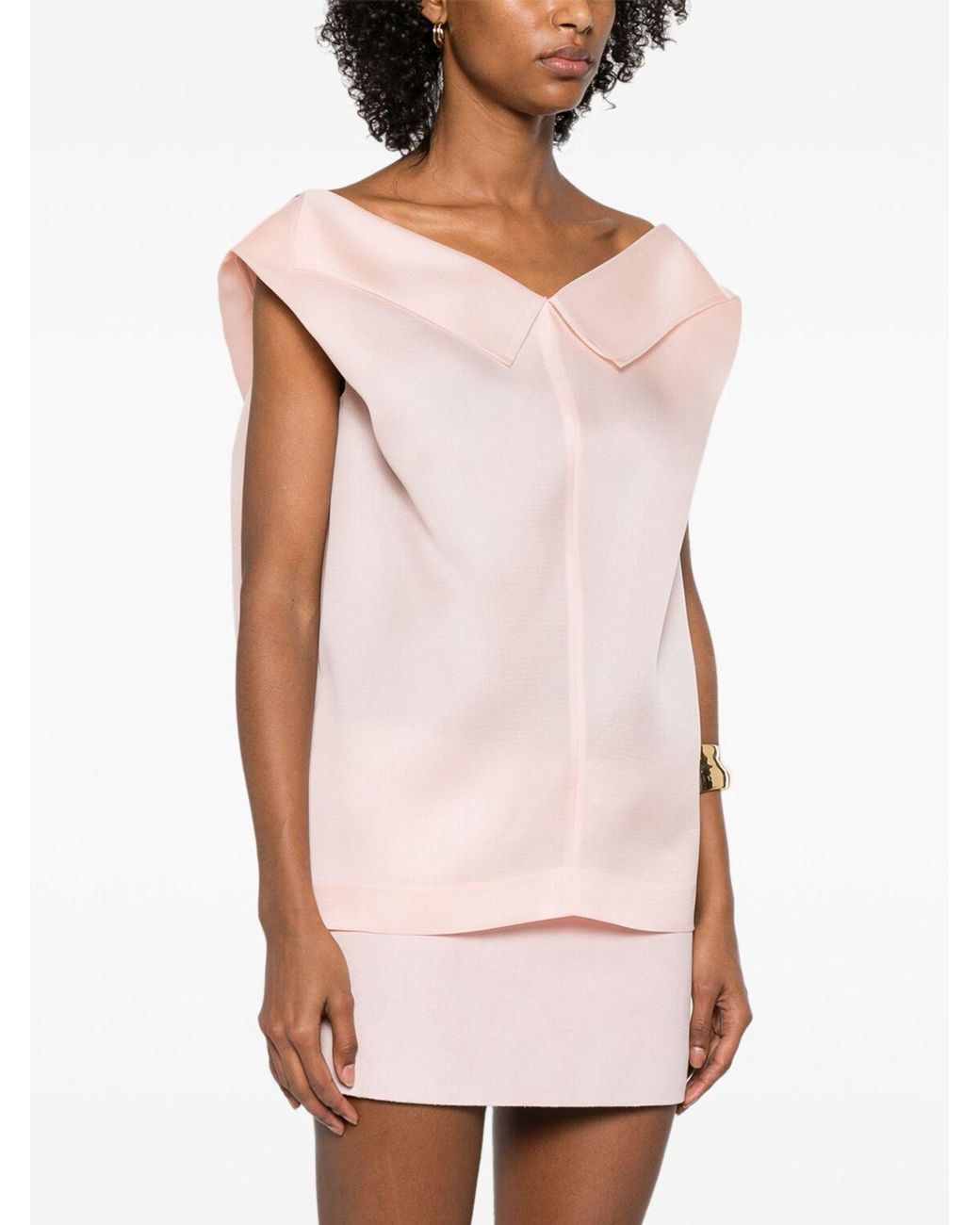 Khaite Pink Selly Top
