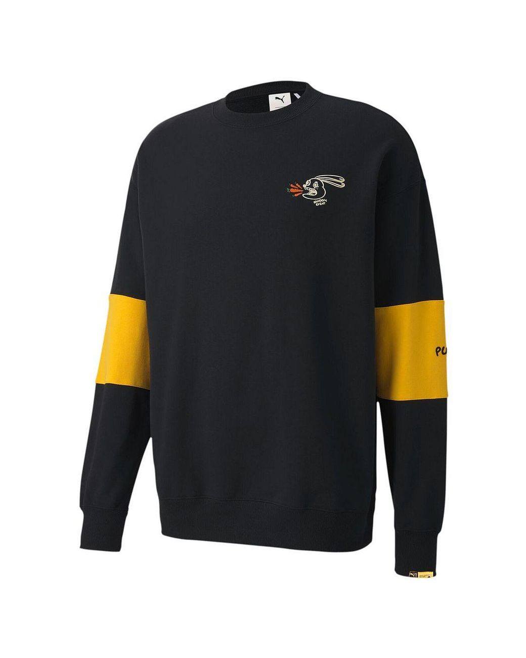 PUMA Blue X Rdet Randomevent Long Sleeve Crew Neck Sweaters 596664 01 Cotton for men