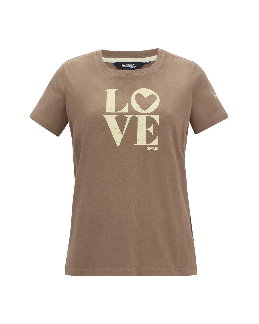 Regatta Brown Ladies Filandra Vx Love T-Shirt Cotton