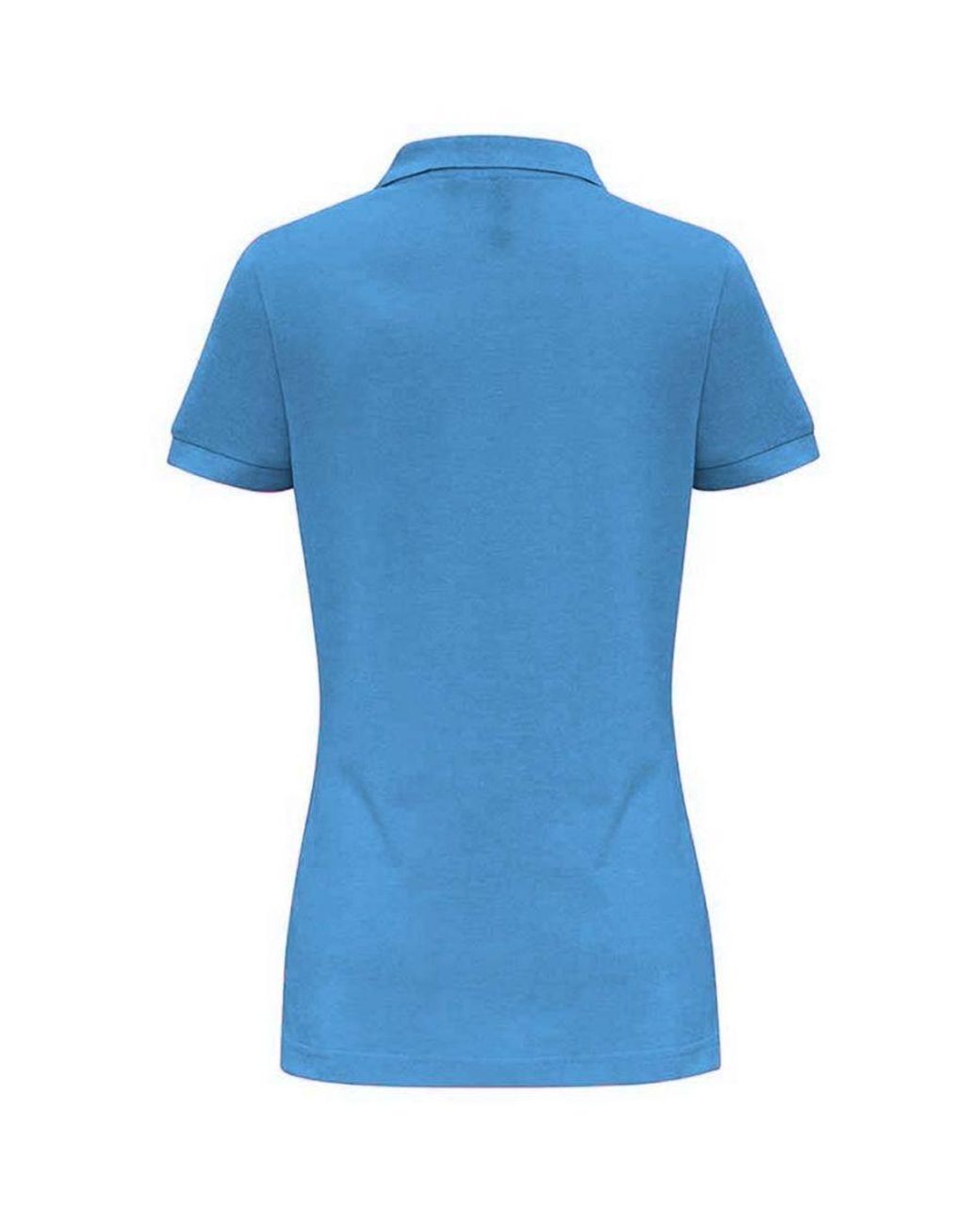 Asquith & Fox Blue Ladies Plain Short Sleeve Polo Shirt