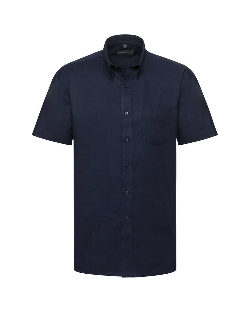 Russell Blue Collection Oxford Easy-Care Short-Sleeved Shirt (Bright) for men
