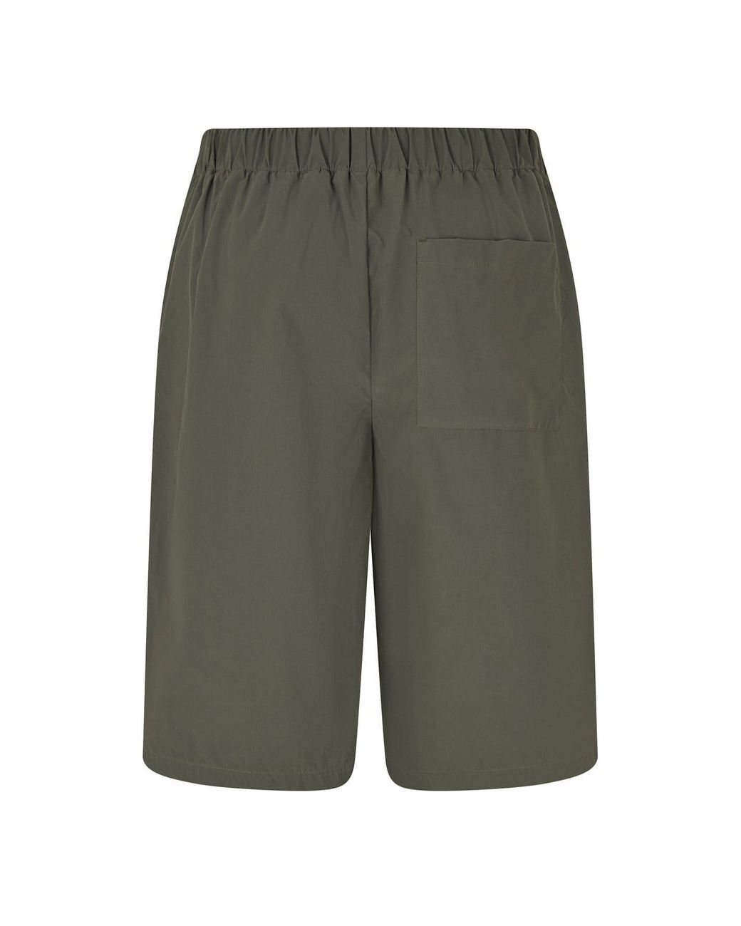 Off-White c/o Virgil Abloh Green Off Lettering Casual Shorts for men