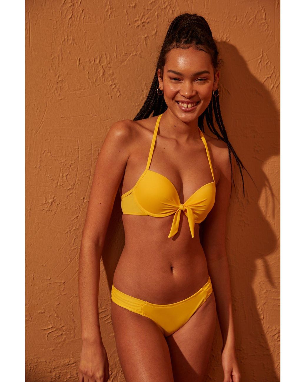 Penti Orange Mid-Waist Hipster Bikini Bottoms