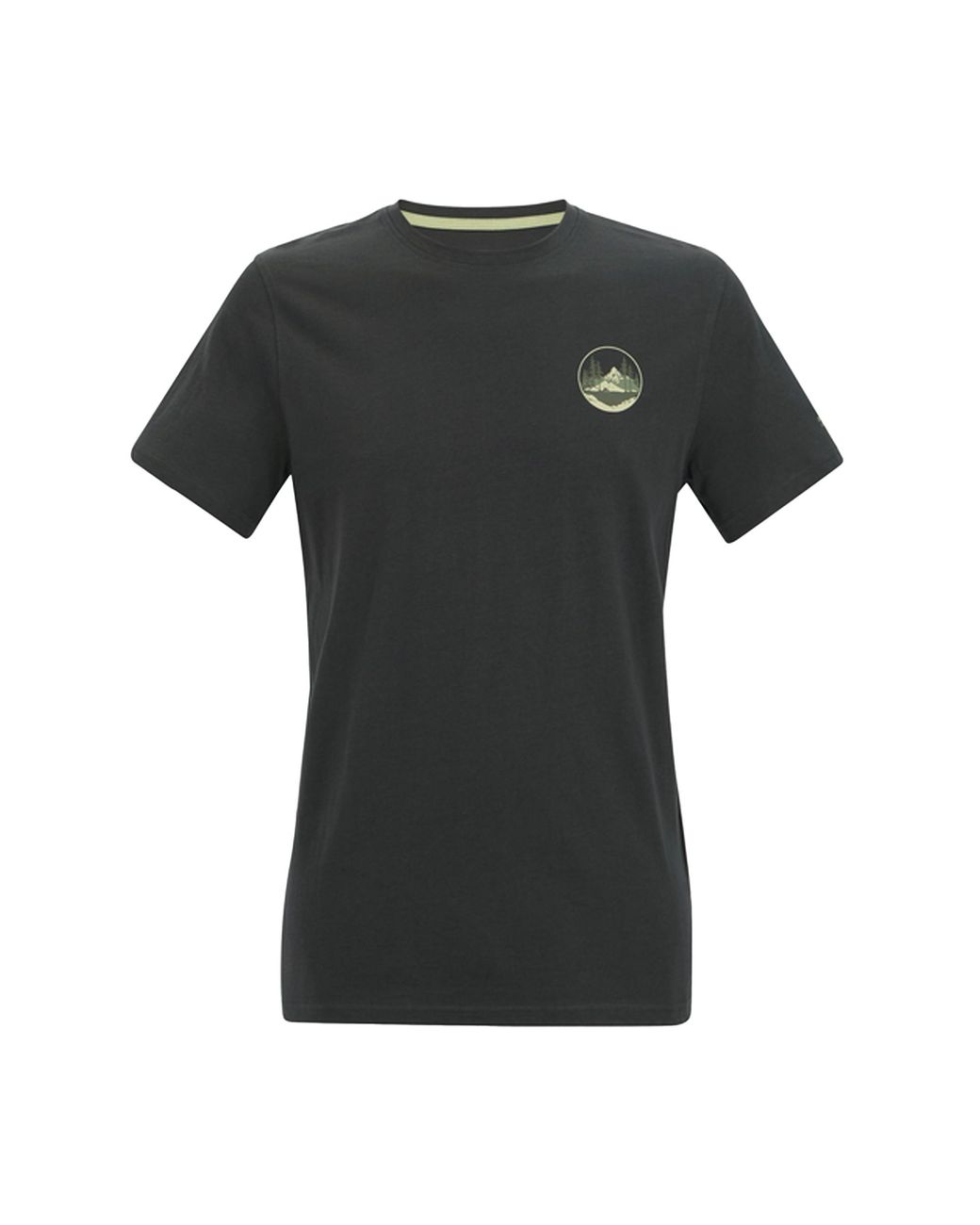 Regatta Black Breezed Circle Mountain T-Shirt (Ash) for men