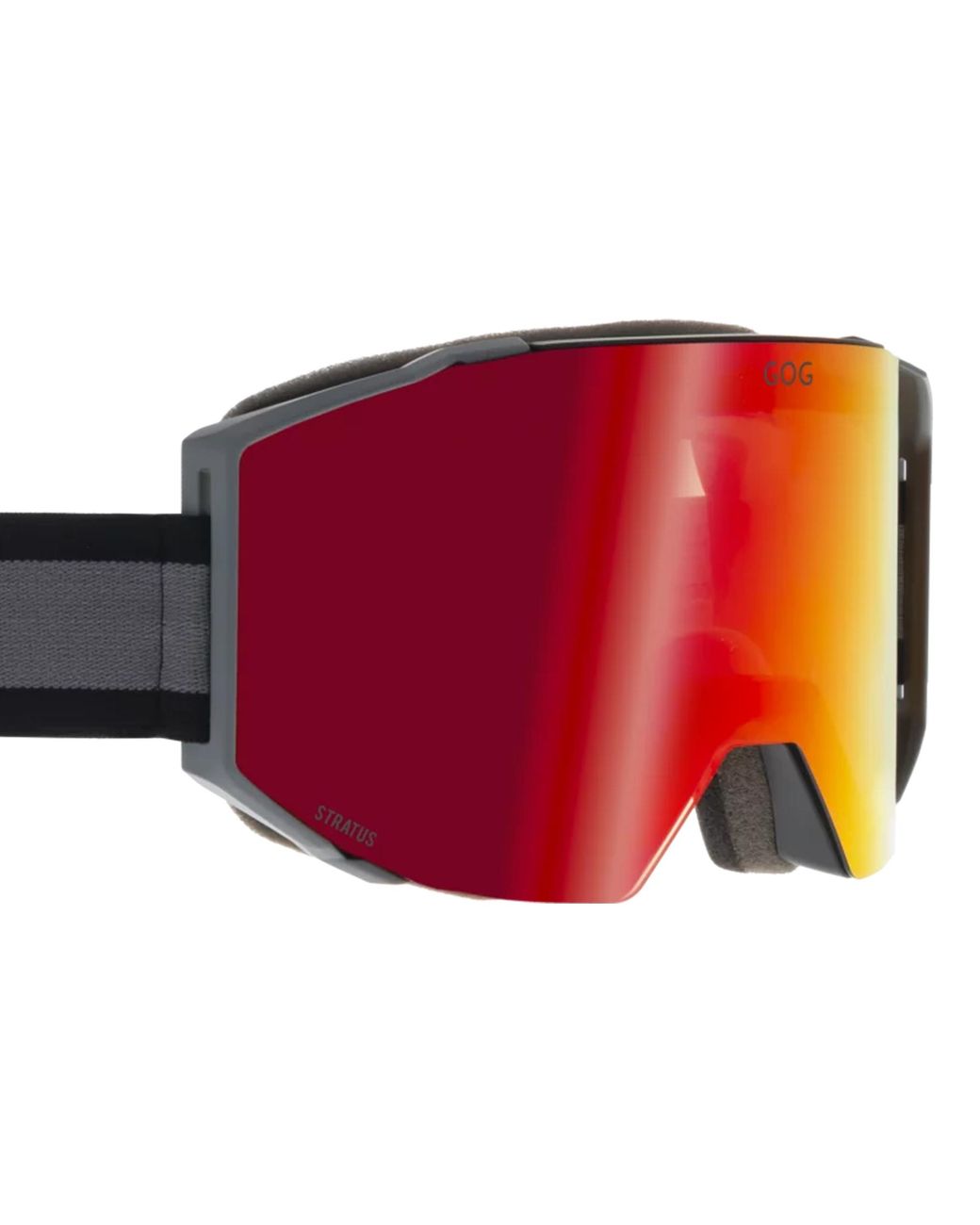 G.O.D Eyewear Red Stratus Uv400 Ski Snowboard Goggles With Anti-Fog Mirror Double Lens