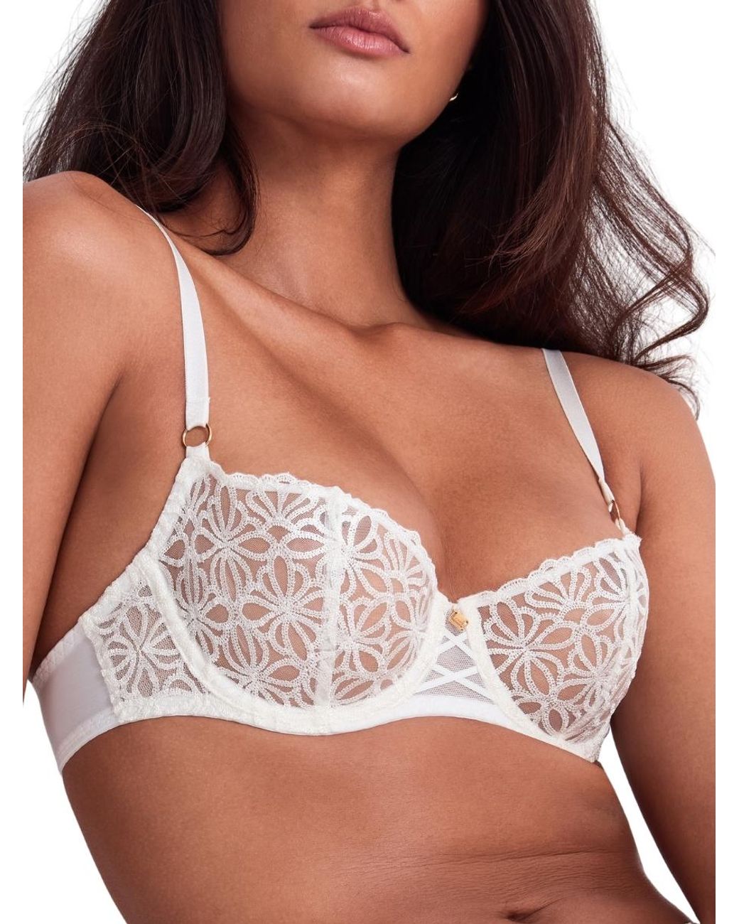 Aubade Brown Secret Memories Half Cup Bra