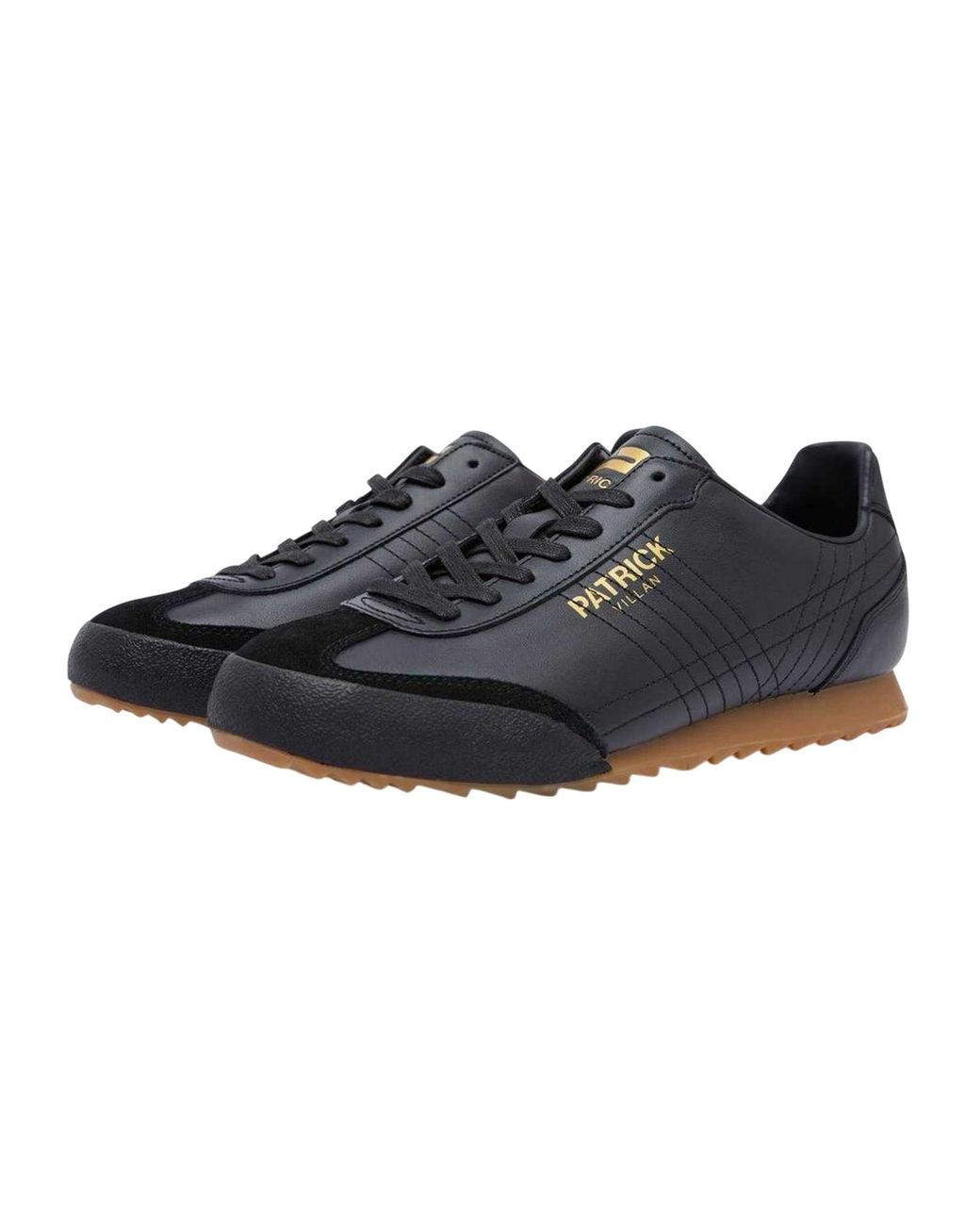 Patrick Blue Villan Leather Trainers for men