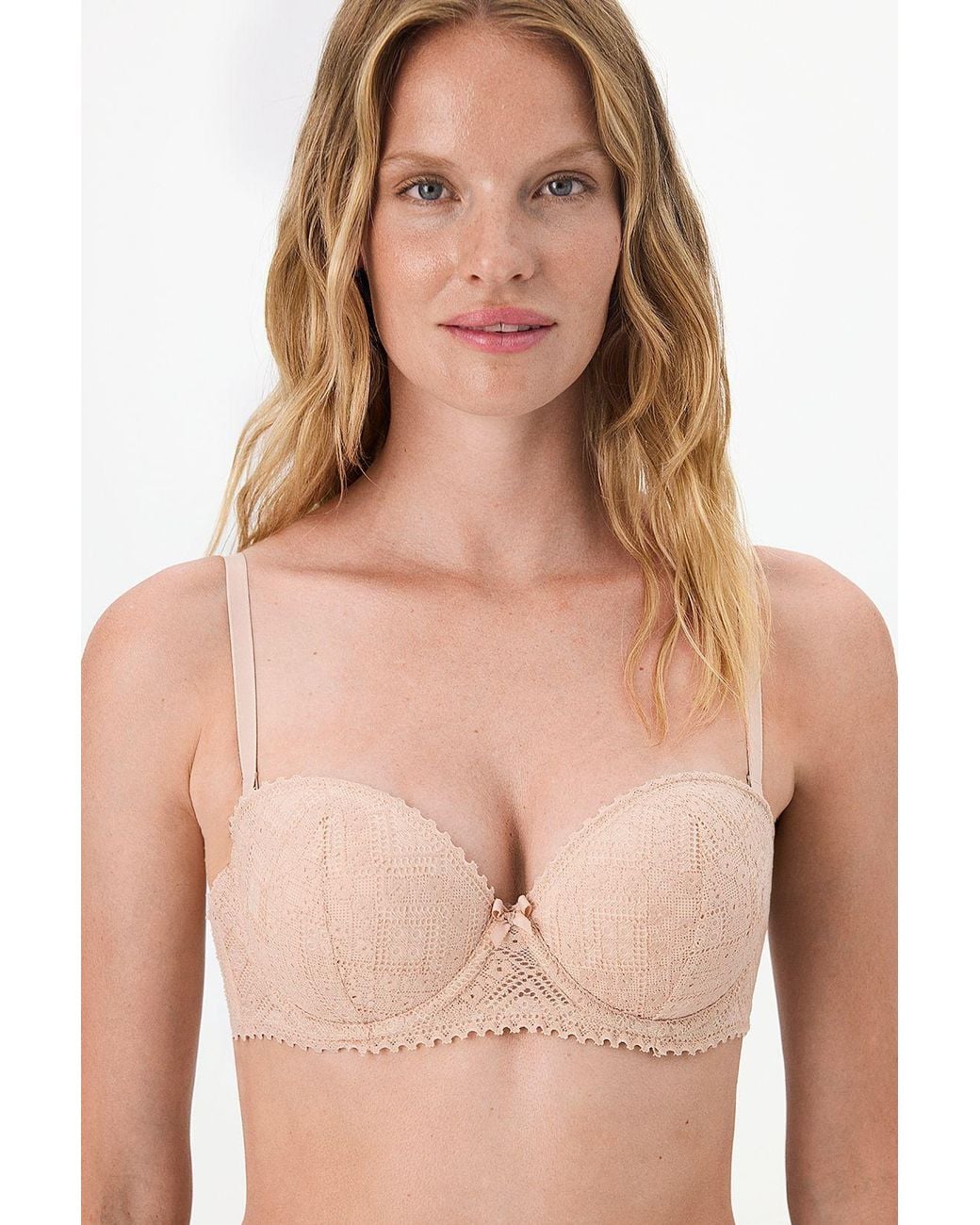 Penti Natural Pop Lace Push Up Padded Bra