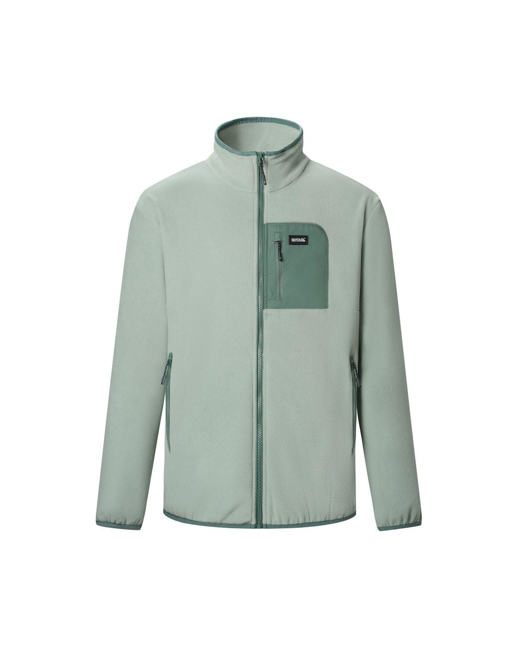 Regatta Green Frankie Full Zip Fleece Jacket (Glacier/Dark Forest) for men