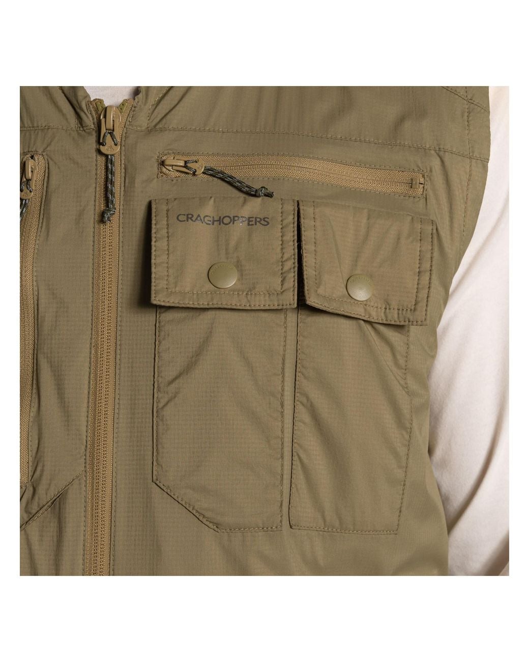 Craghoppers Green Sebou Nosilife Gilet (Cardamom) for men