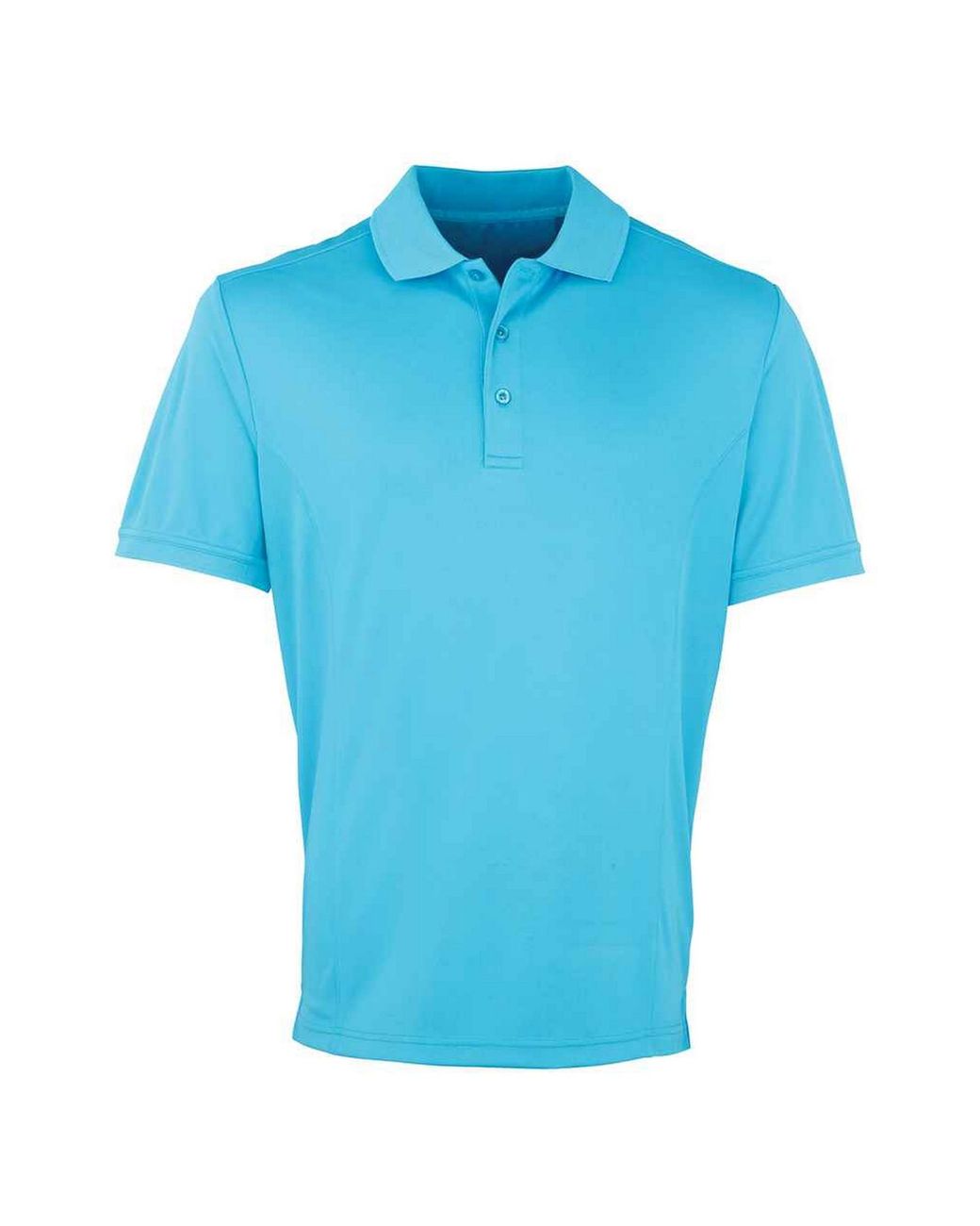 PREMIER Blue Coolchecker Pique Polo Shirt for men
