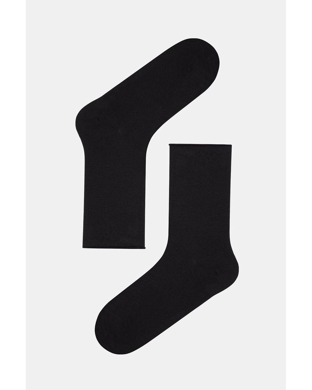 Penti Black 2-Pack Modal Crew Socks