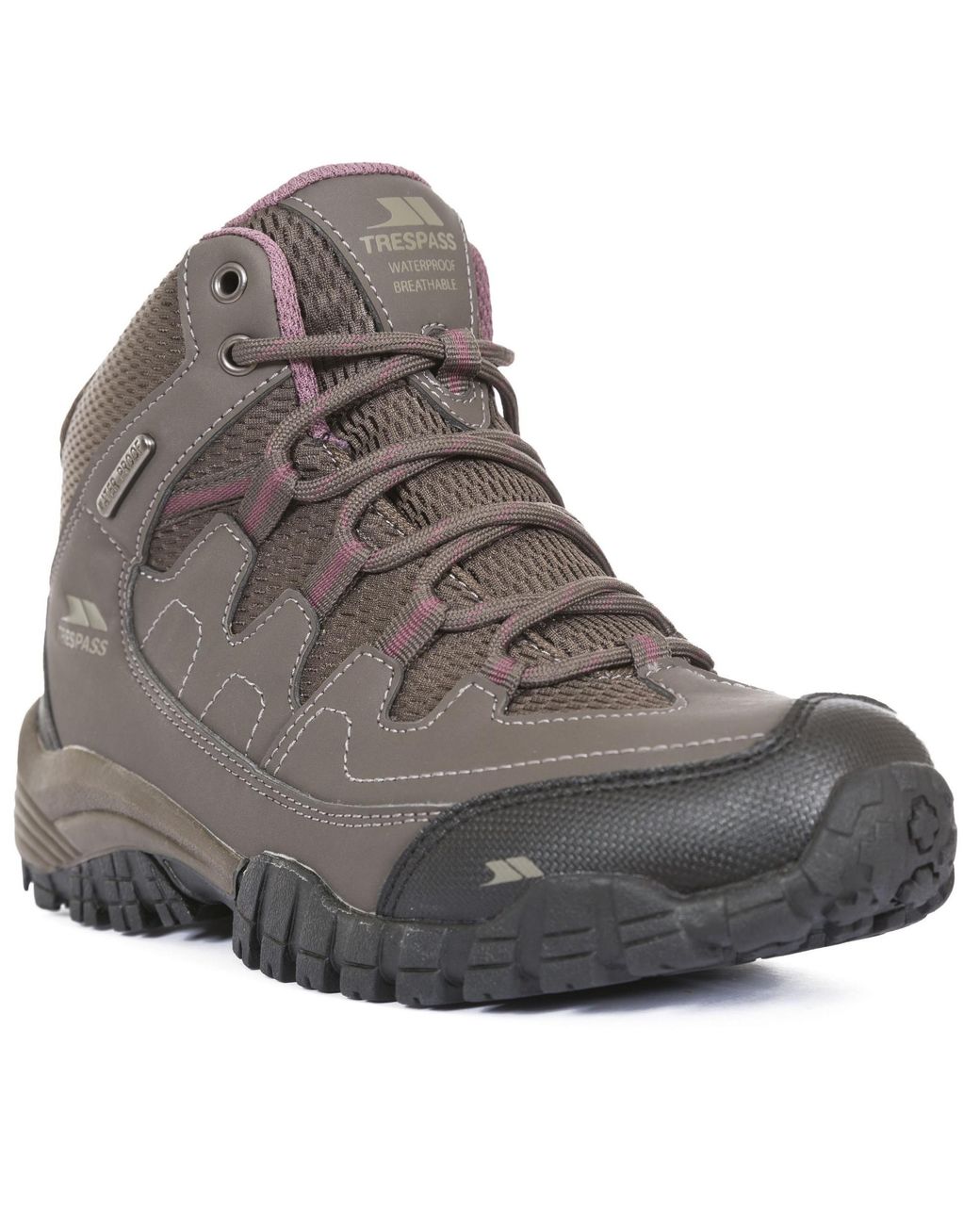 Trespass Brown Ladies Mitzi Waterproof Walking Boots