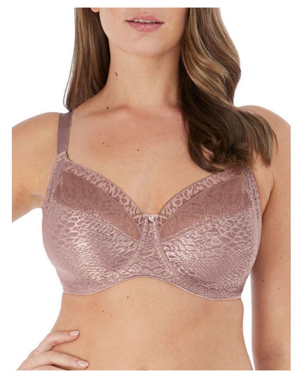 Fantasie Envisage Side Support Full Cup Underwired Bra, Black at John Lewis  & Partners