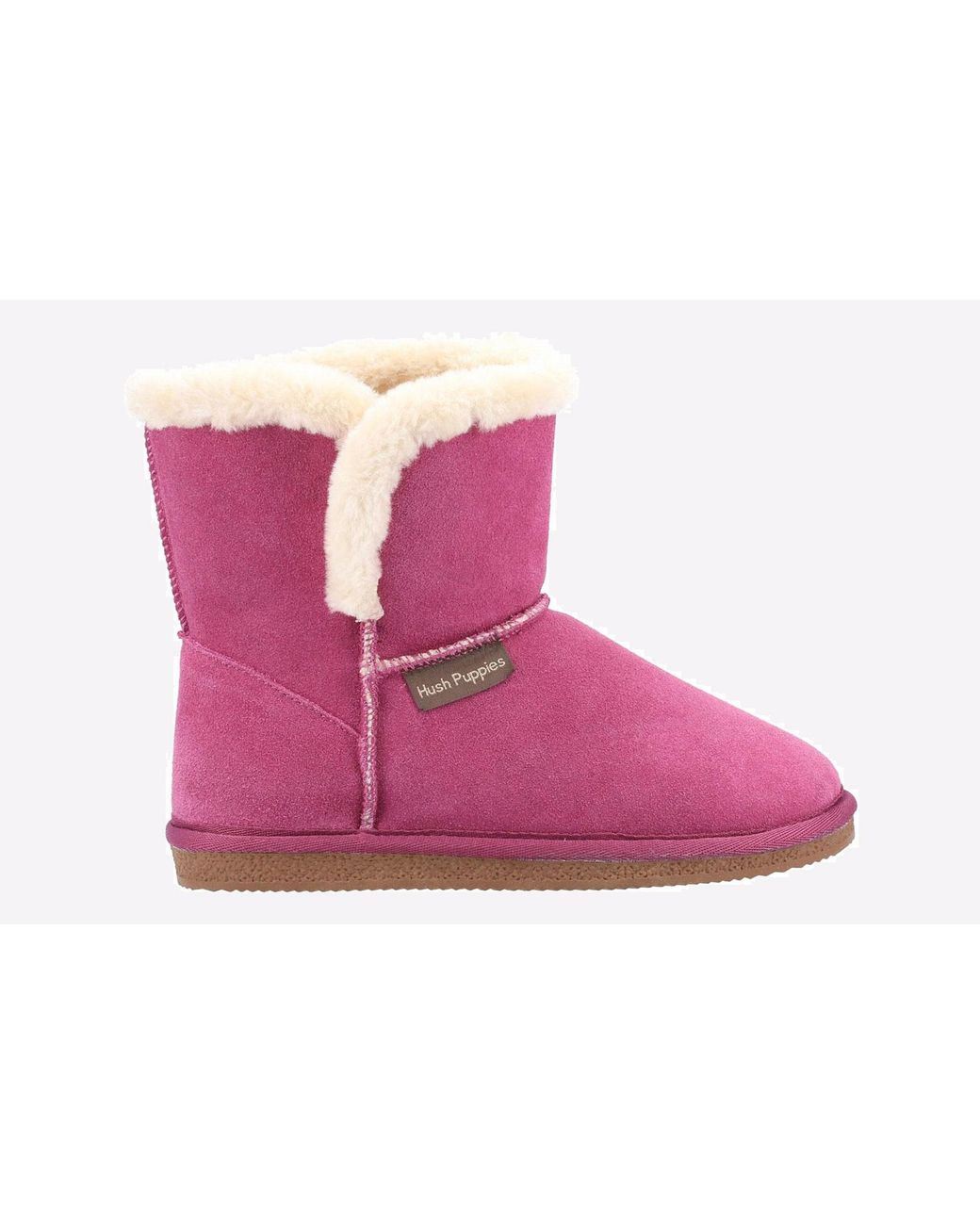 Hush Puppies Black Ashleigh Memory Foam Slipper Boot