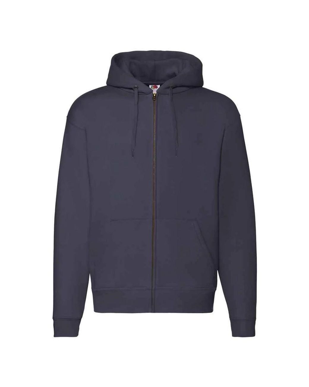 Fruit Of The Loom Blue Adult Premium Full Zip Hoodie (Deep)