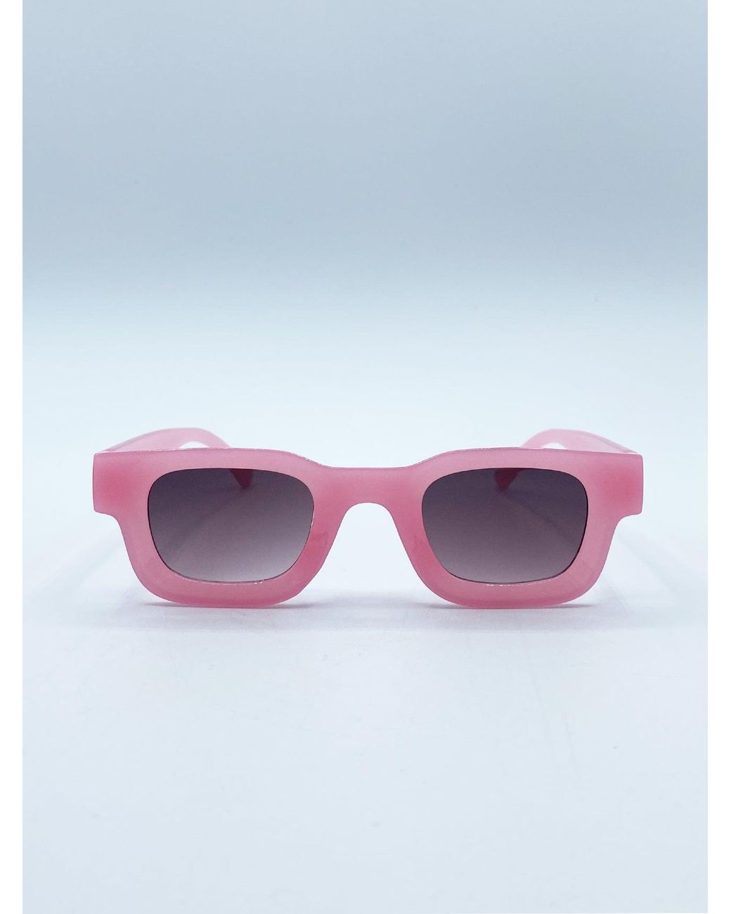 SVNX Blue Chunky Square Frame Sunglasses