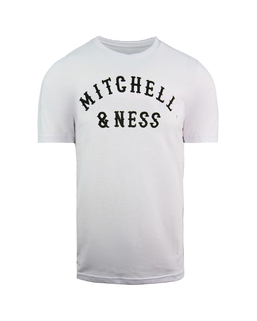 Mitchell & Ness White Patriot Table T-Shirt Cotton for men