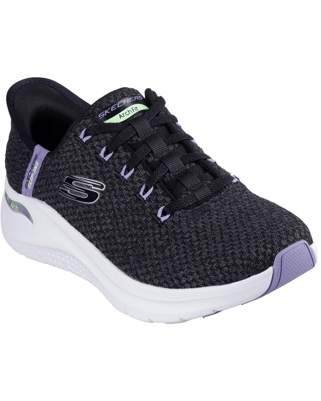 Skechers Blue Arch Fit 2.0 Good Energy 150322-Bkmt/Multi Lace Up Shoes