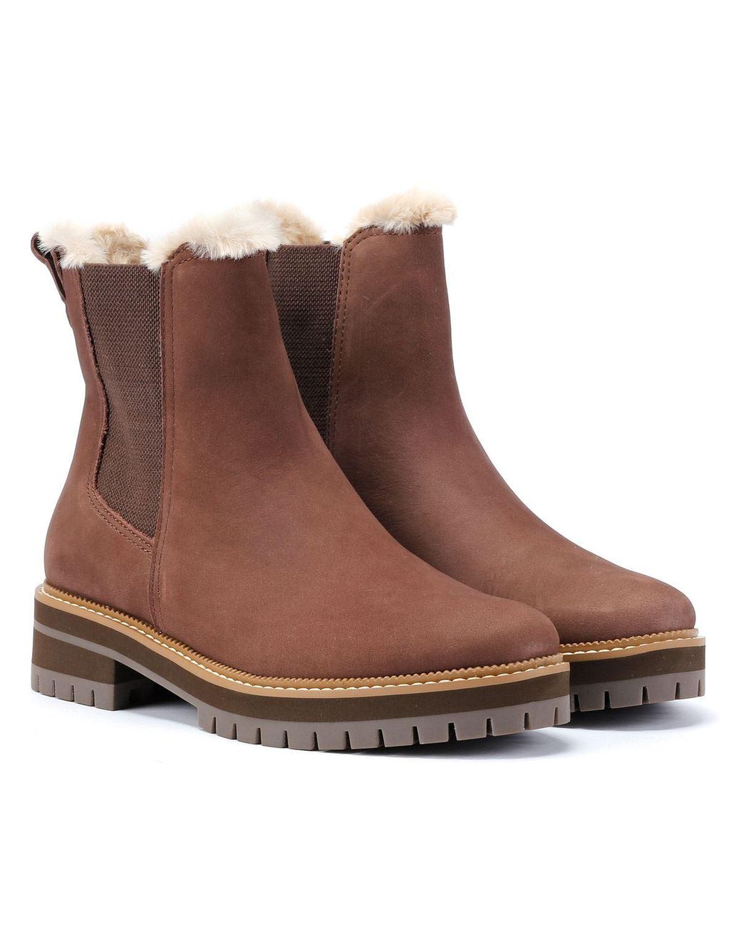 TOMS Brown Bennet Nubuck Oak Boots