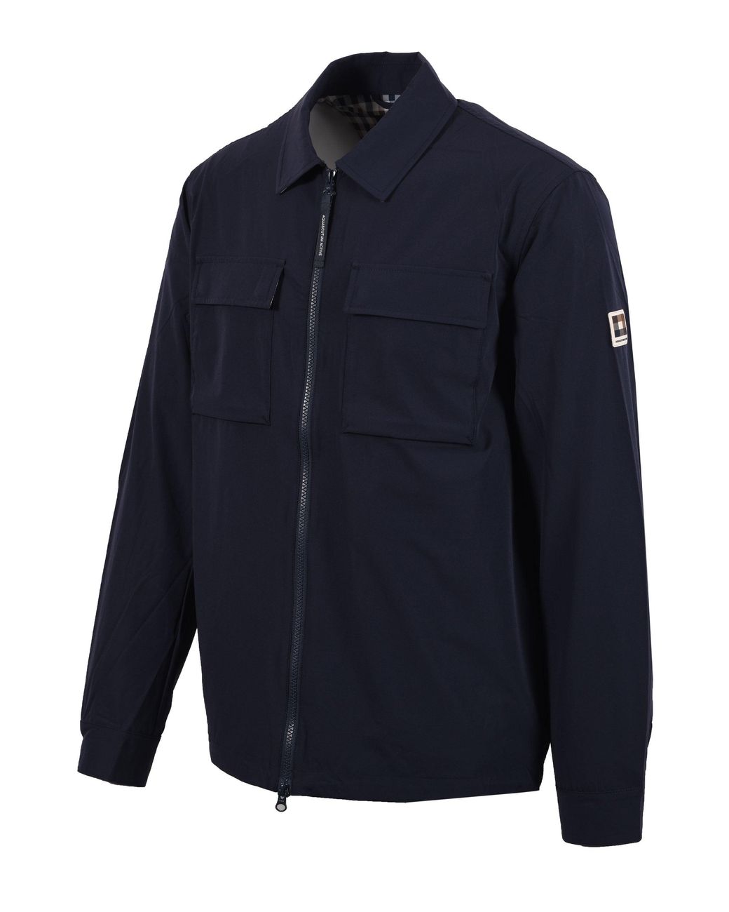 Aquascutum Blue Shell Sp Overshirt Cotton for men