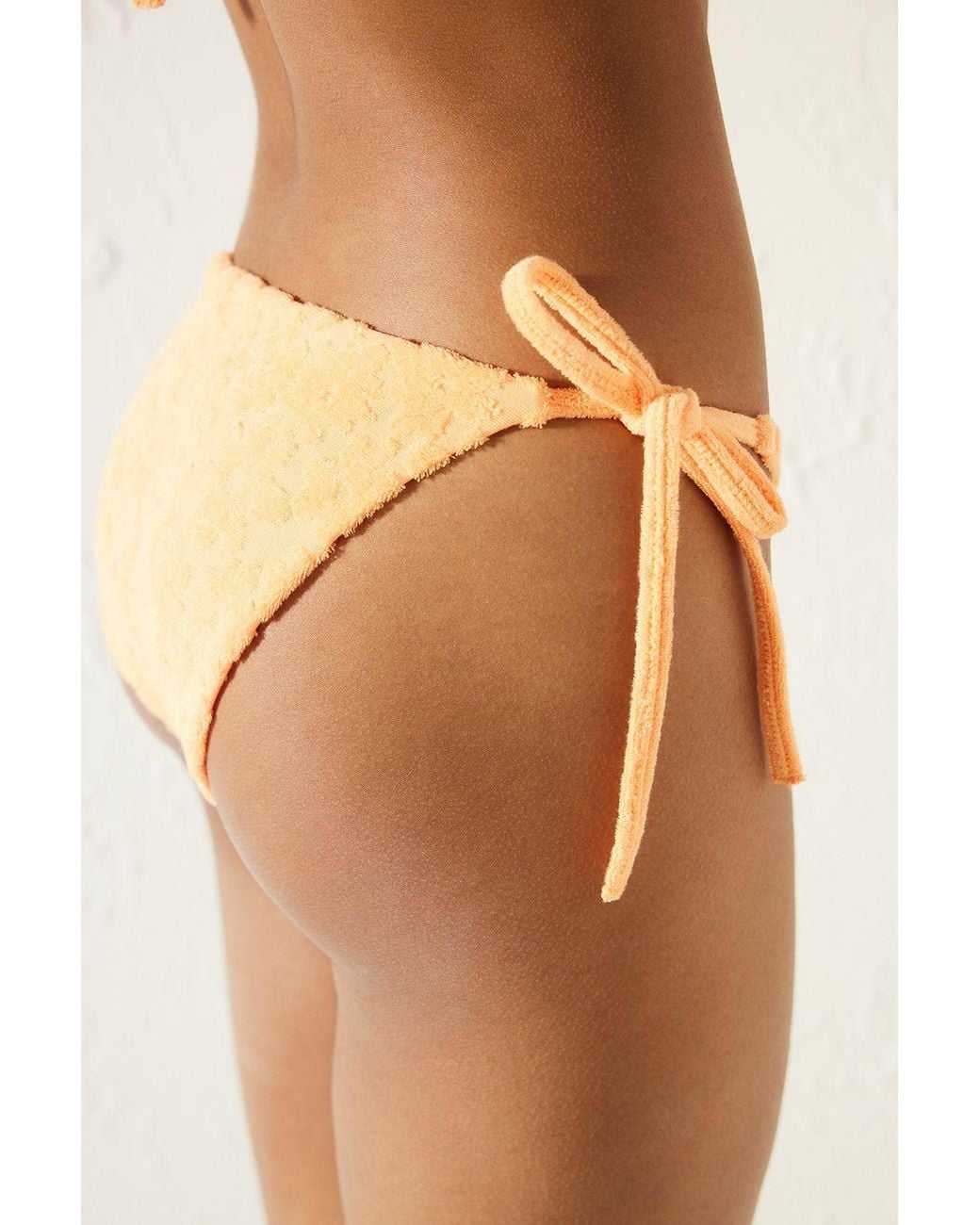 Penti Orange Low-Waist Tie-Side Bikini Bottoms