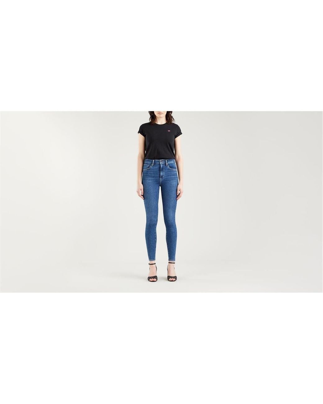 Levi's Blue Levi's High Super Skinny Jeans