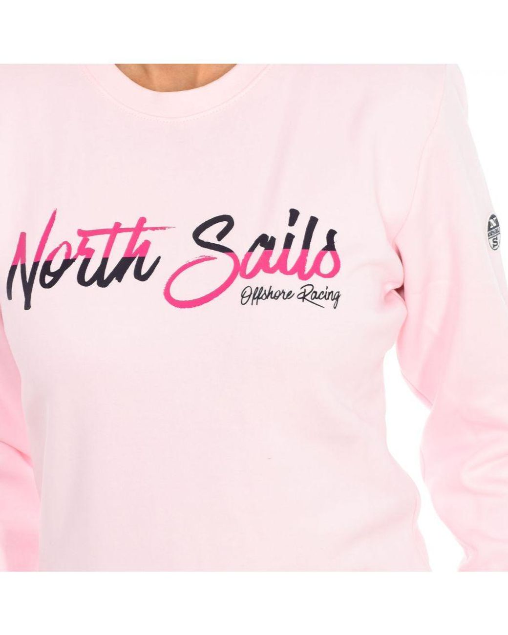 North Sails Pink Long-Sleeved Crew-Neck Sweatshirt 9024250