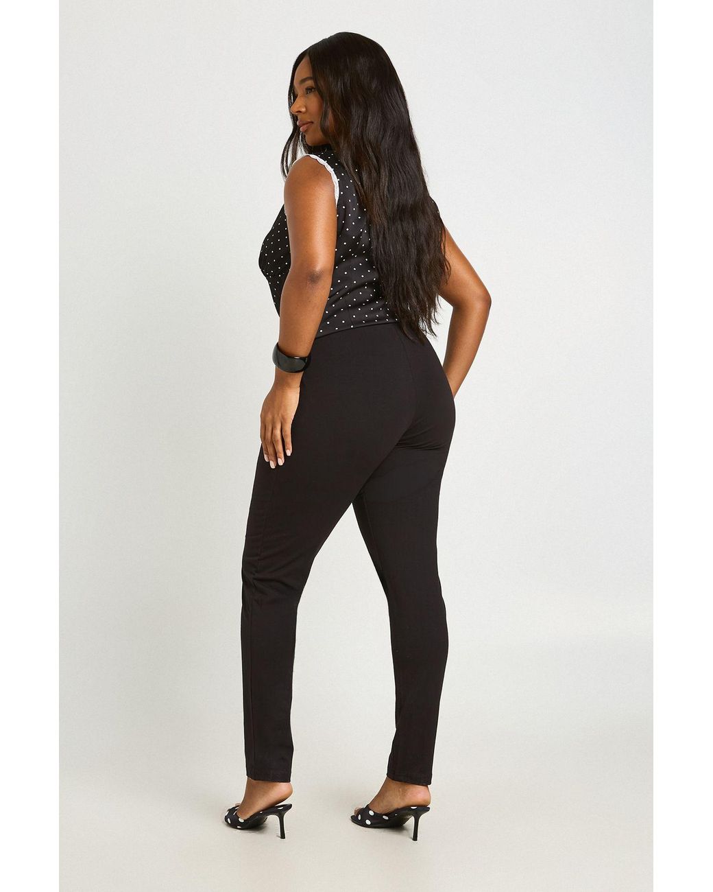 Boohoo Black Plus Basic High Waist Legging