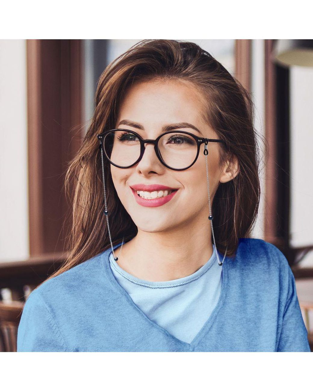 Ateliers Saint Germain Blue Chain For Glasses