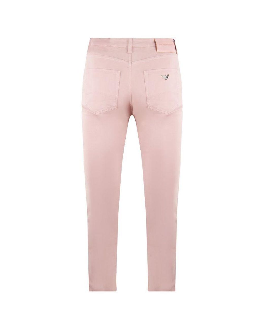 Armani Pink Emporio J85 Regular Fit Trousers