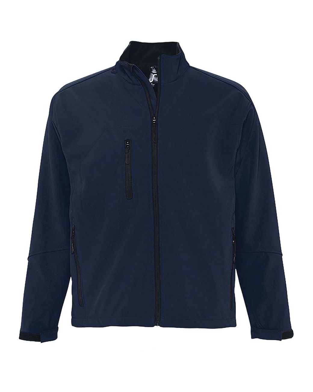 Sol's Blue Relax Soft Shell Jacket (Breathable, Windproof And Water Resistant) (Abyss) for men