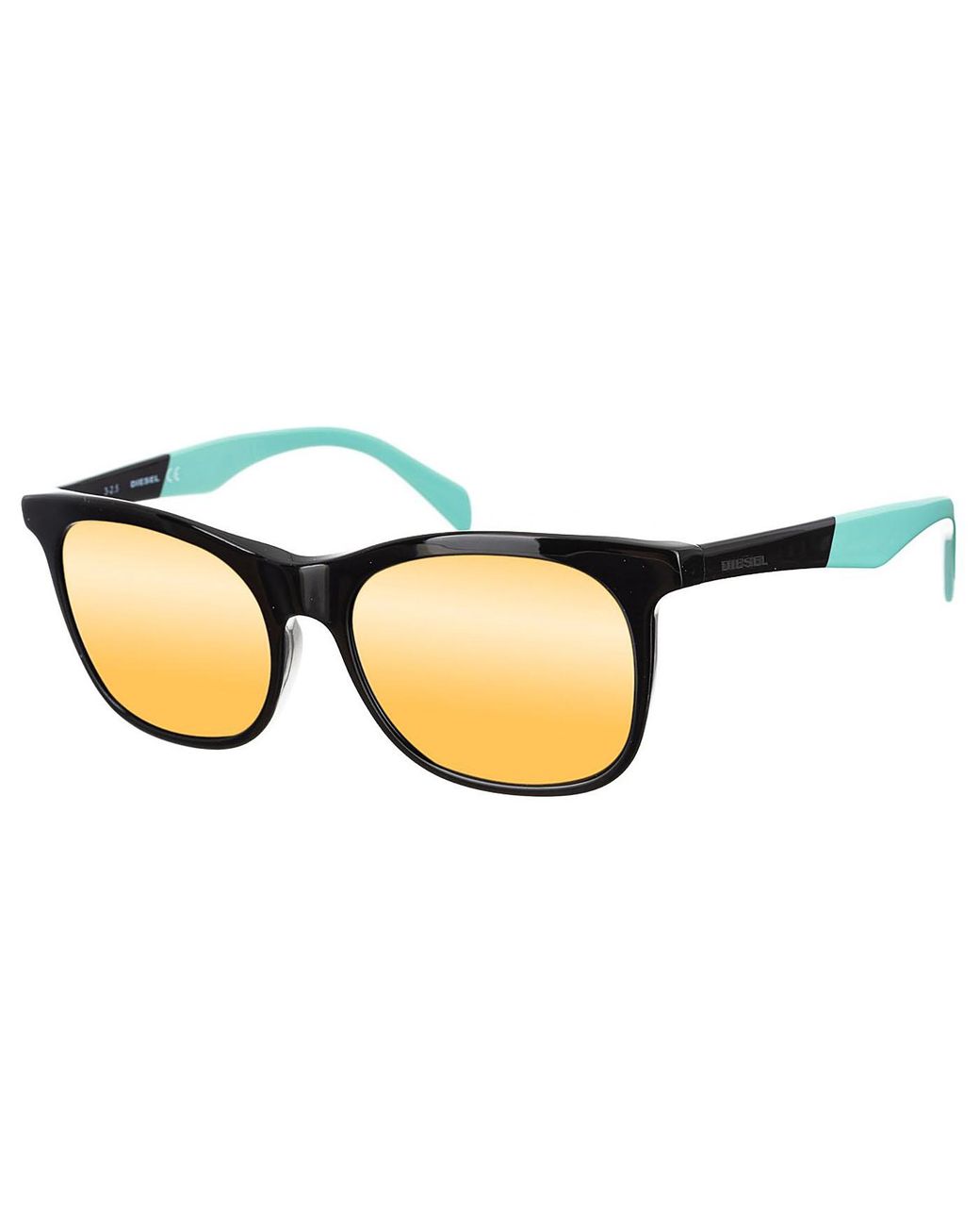 DIESEL Metallic Acetate Sunglasses With Rectangular Shape Dl0154