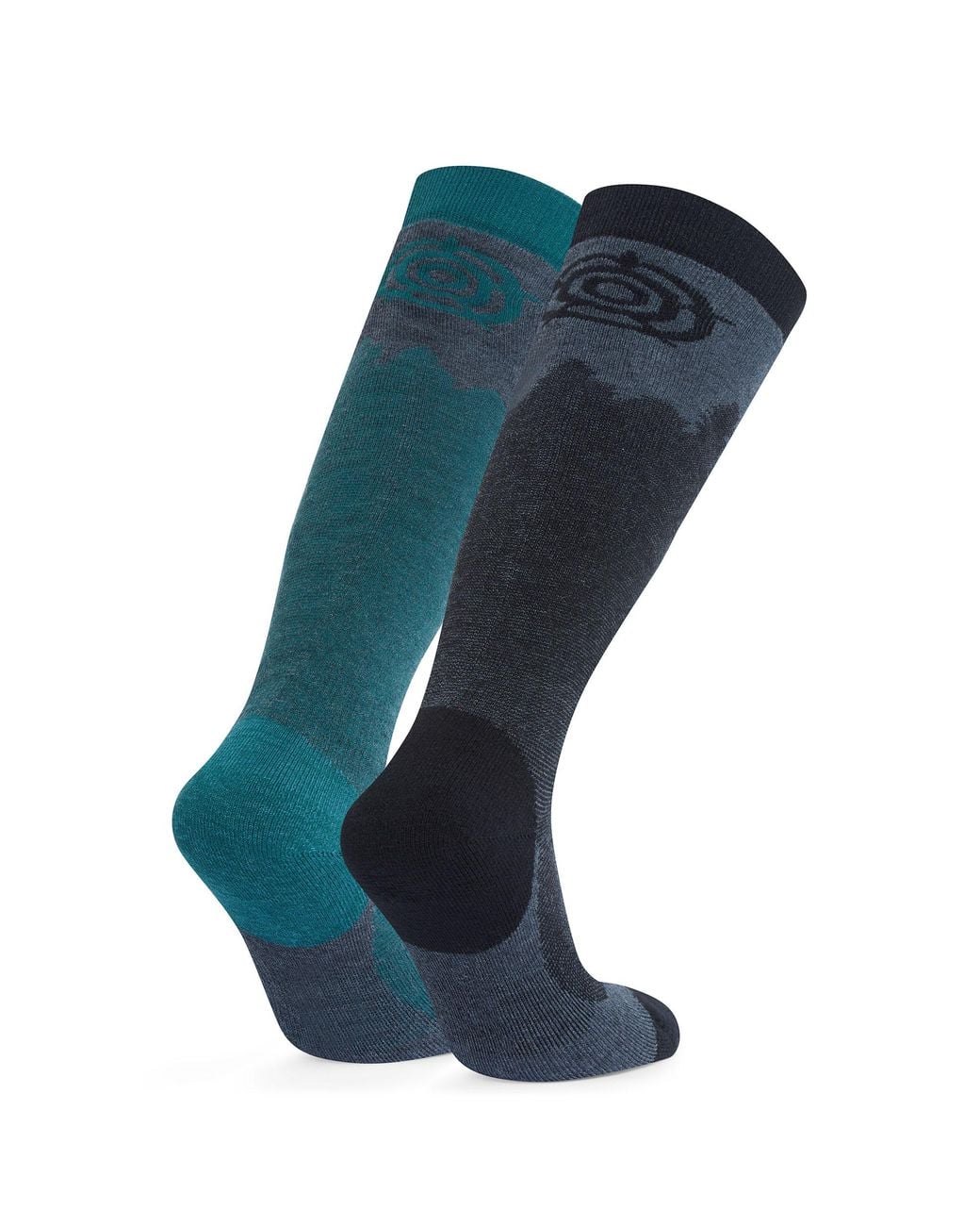TOG24 Blue Aprica 2 Pack Ski Sock for men