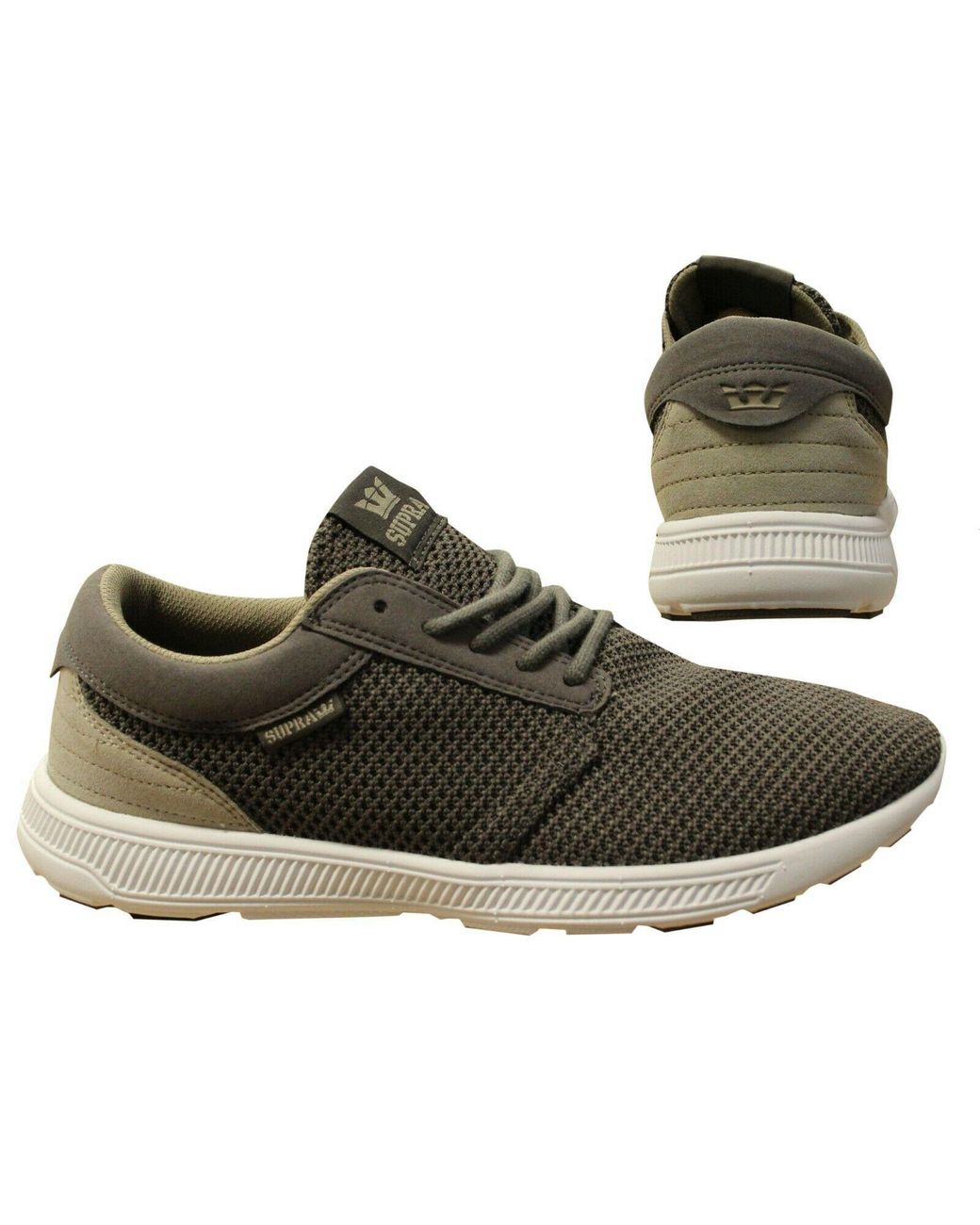 Supra Black Hammer Run Mesh Lace Up Casual Running Trainers 08128 036 B84D for men
