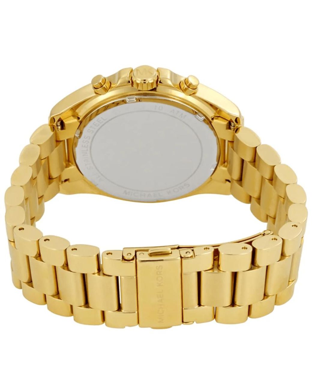 Michael Kors Metallic Bradshaw Mk6266 Stainless Steel Chronograph Watch 43Mm