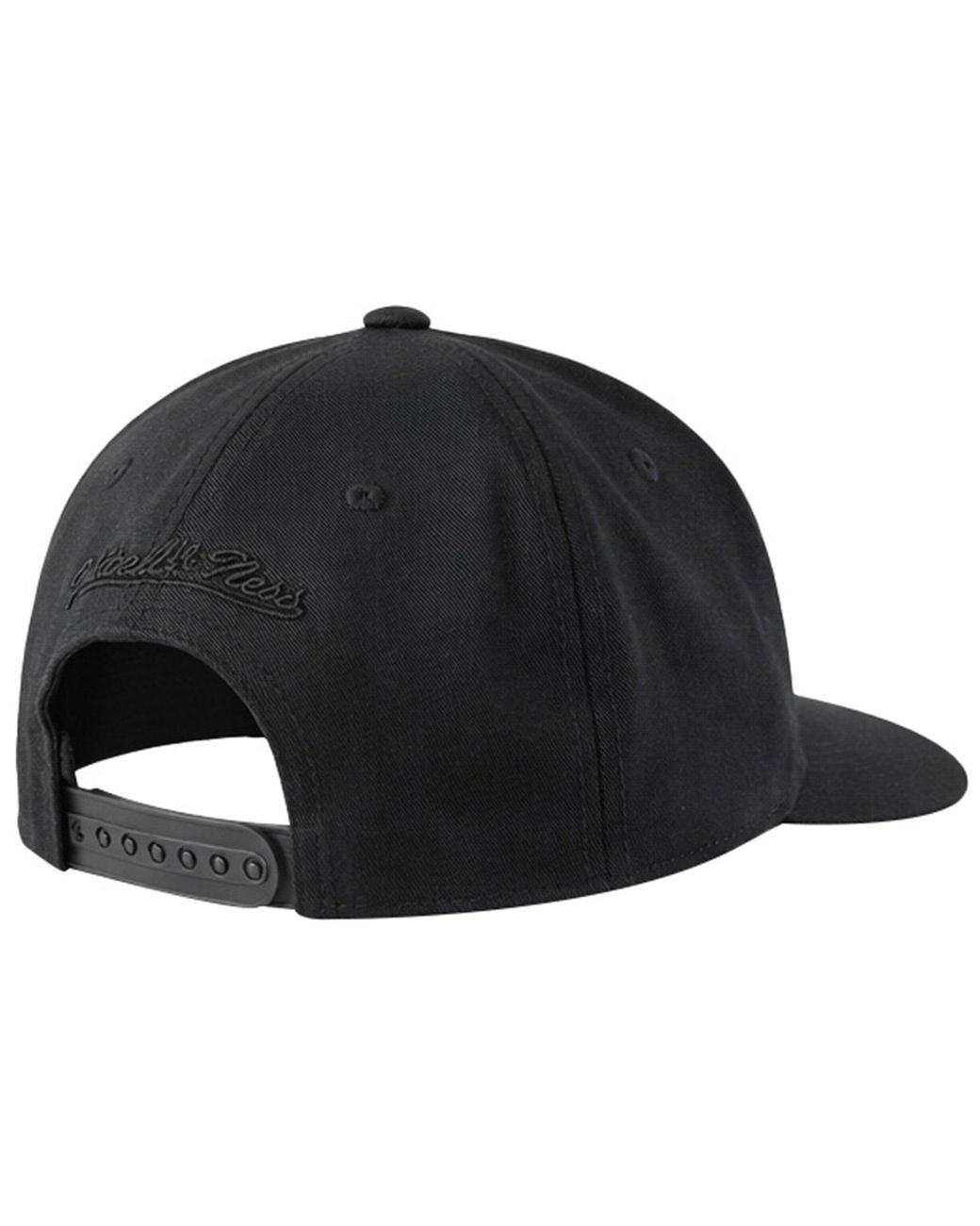 Mitchell & Ness Black Nba Chicago Bulls Logo Deadstock Cap Cotton