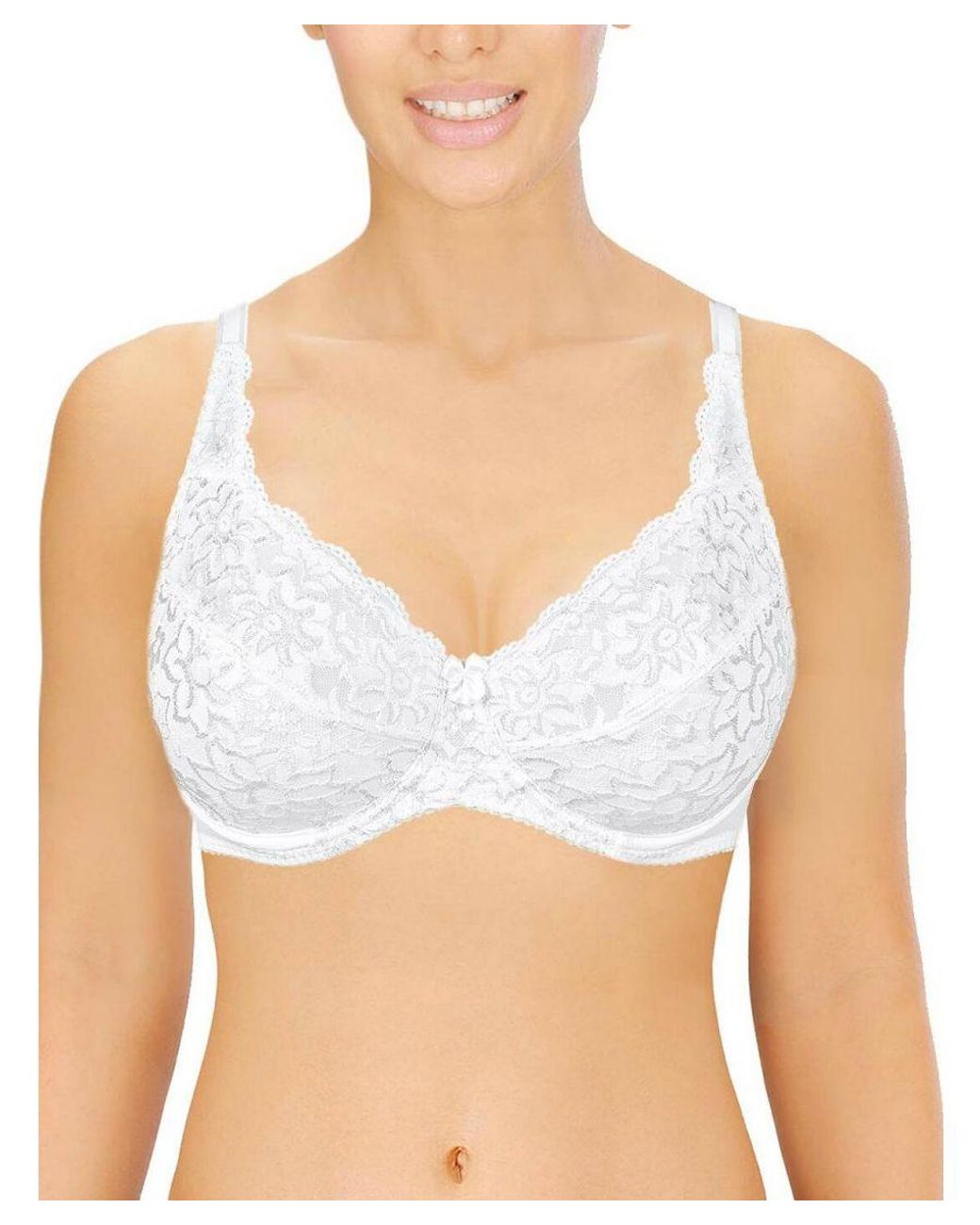 Naturana Front Fastening Bra White : : Clothing, Shoes &  Accessories