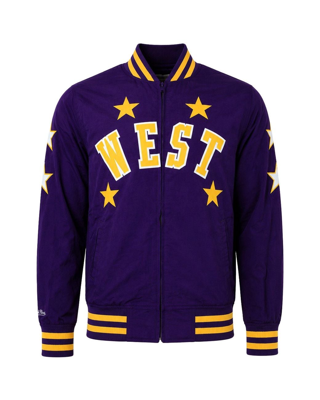 Mitchell & Ness Blue Nba All Star Team History Warm Up 2.0 Jacket for men