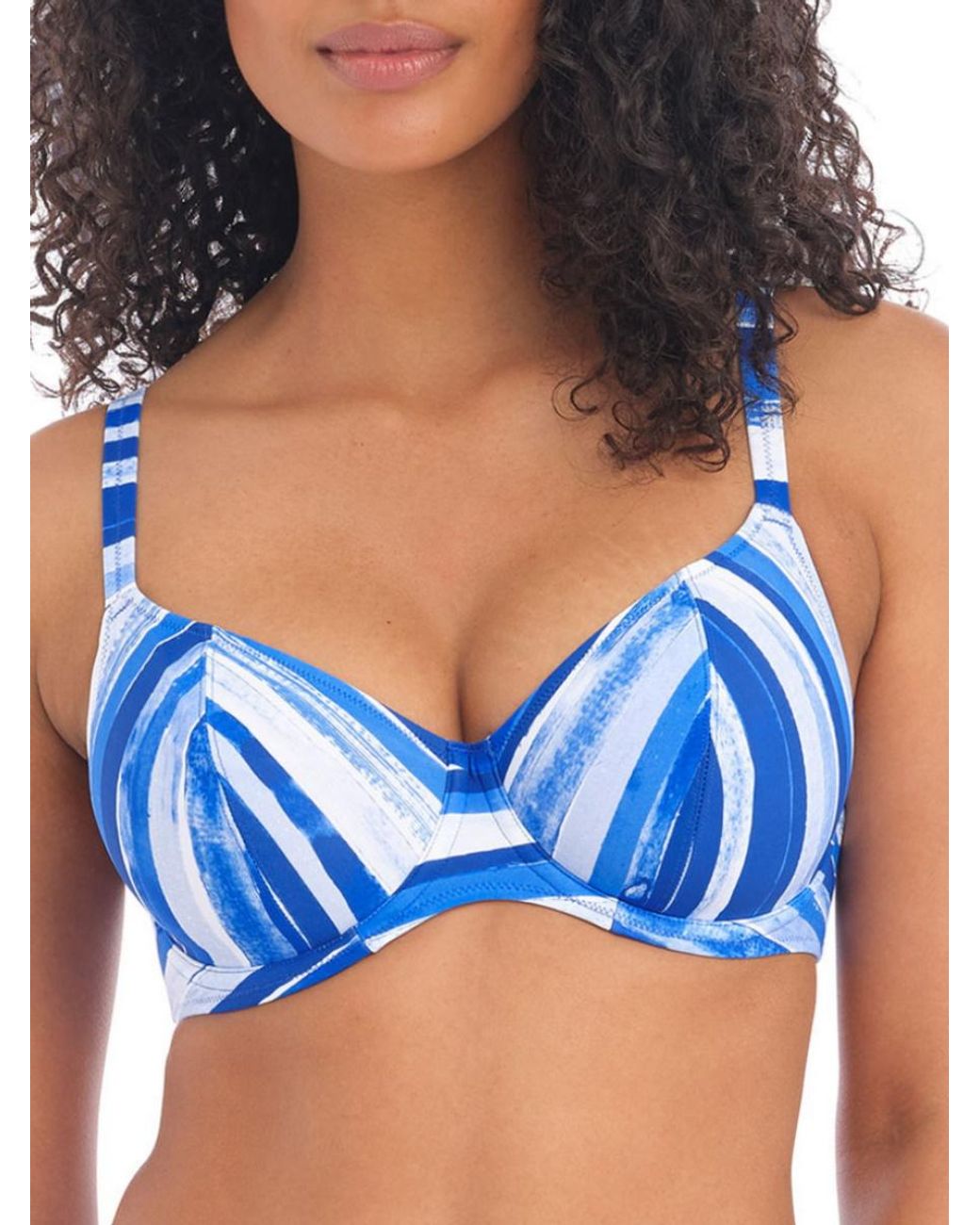 Freya Blue Bali Bay Underwired Plunge Bikini Top