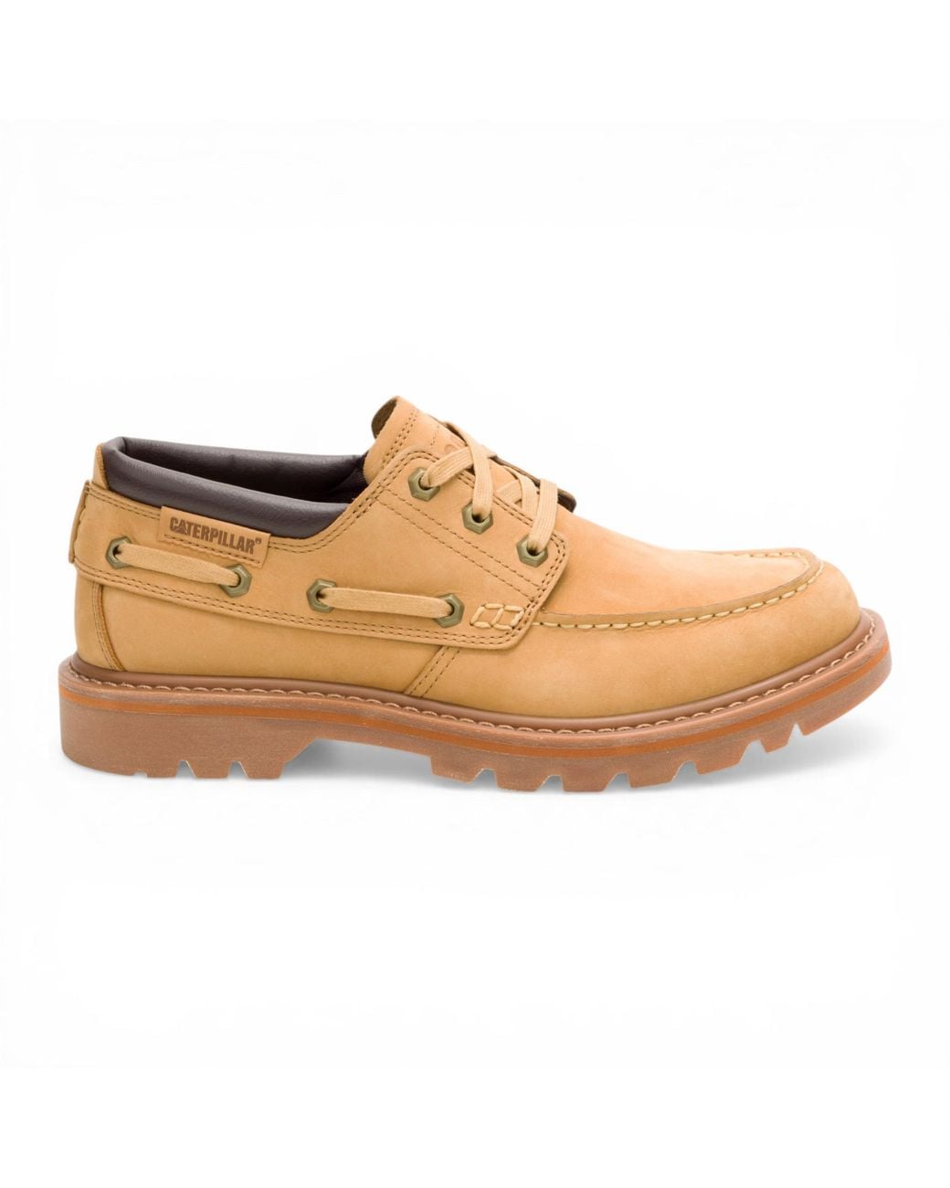 Caterpillar Natural Cat Honey Leather Low-Cut Boots for men