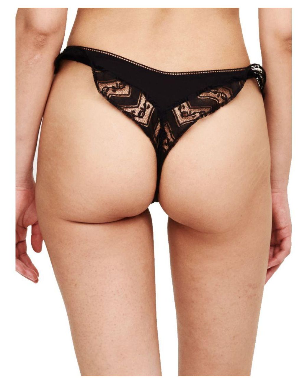 Chantal Thomass Black Nocturne Tanga Polyamide