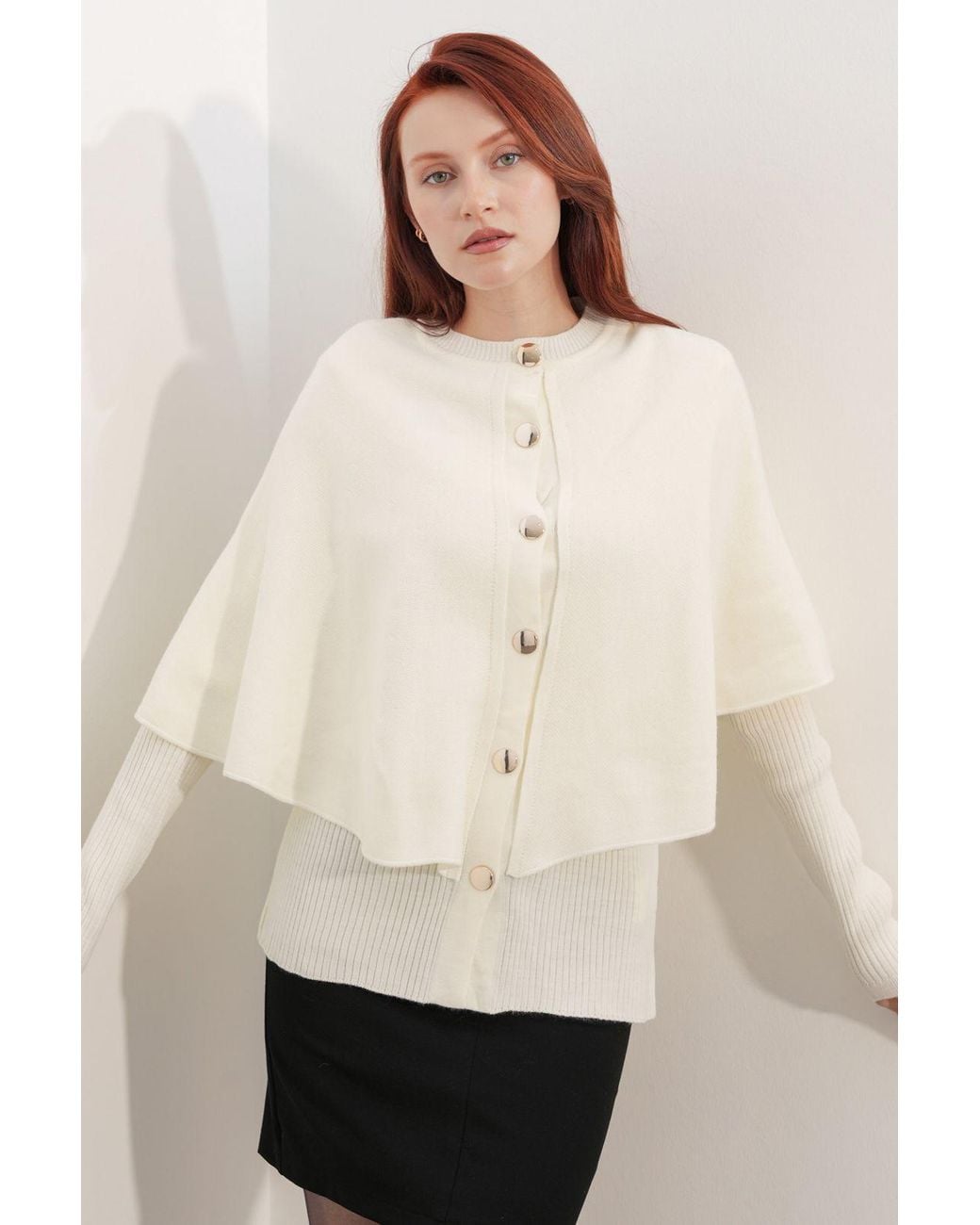 Bigdart Natural Ribbed Textured Long Sleeve Button-Up Cardigan