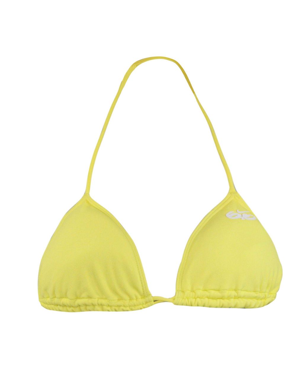 Nike Yellow Tie Up Swimwear Adjustable Bikini Top 404423 710 Textile