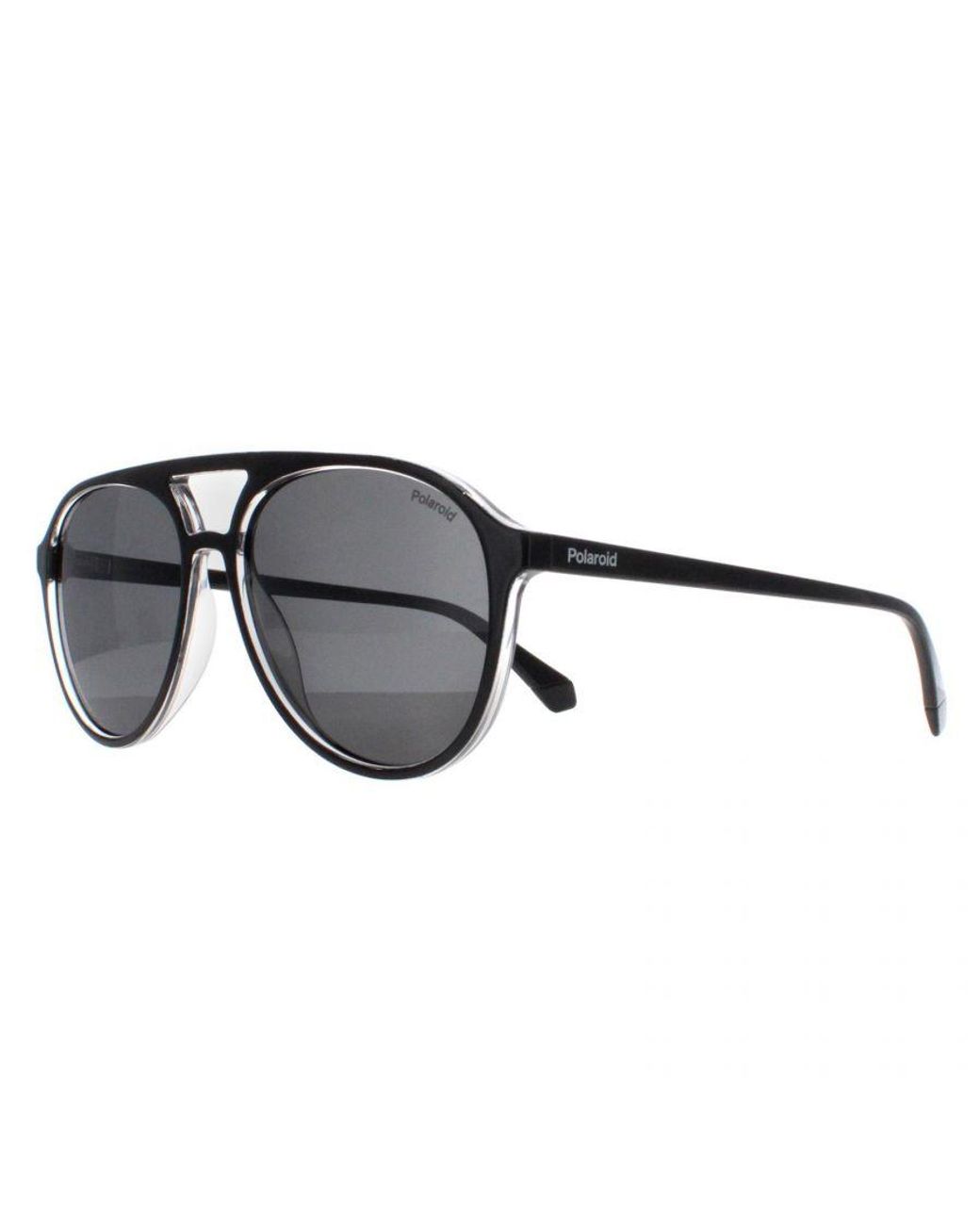 Polaroid Gray Aviator Crystal Polarized Pld 4162/S