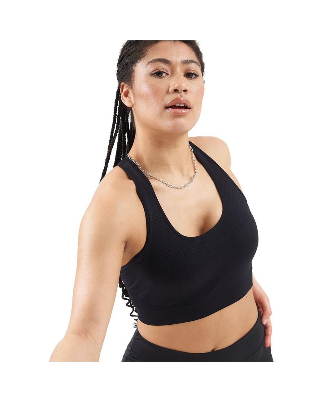 Dare 2b Black Dont Sweat It Medium Impact Sports Bra