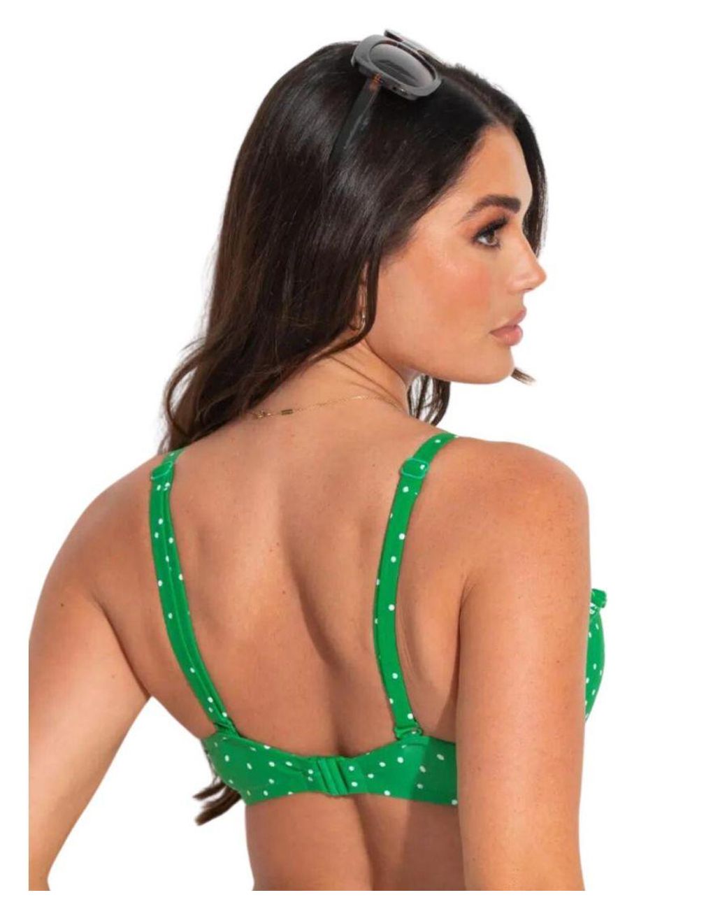 Pour Moi Green Getaway Padded Bikini Top