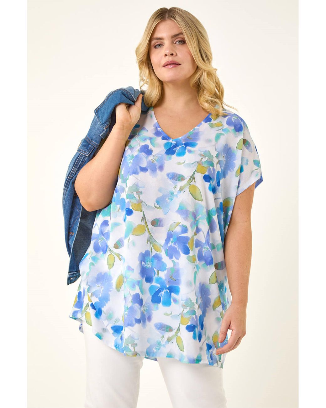 Roman Blue C- Digital Floral Tp