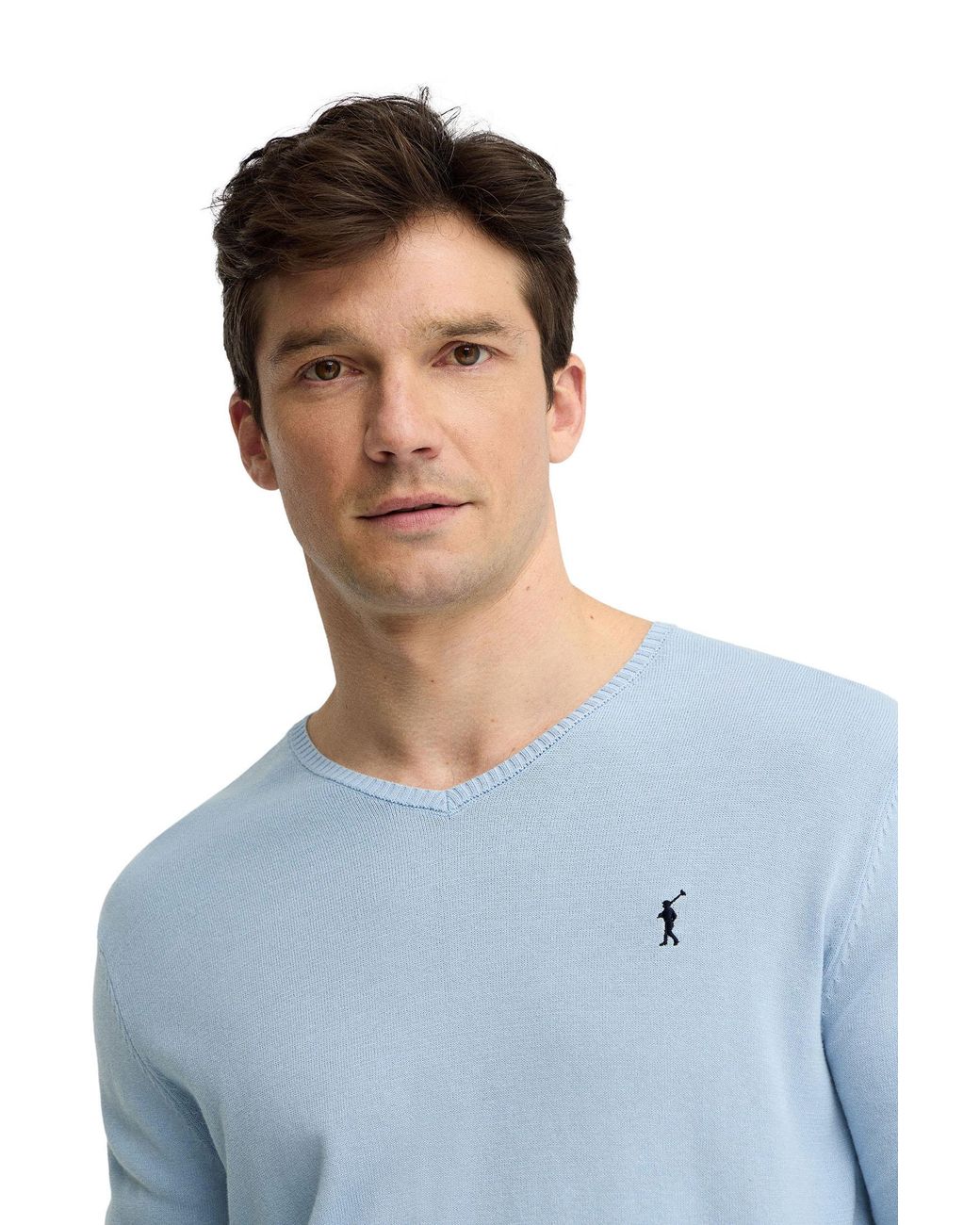 POLO CLUB Blue V-Neck Sweater Pullover11 for men