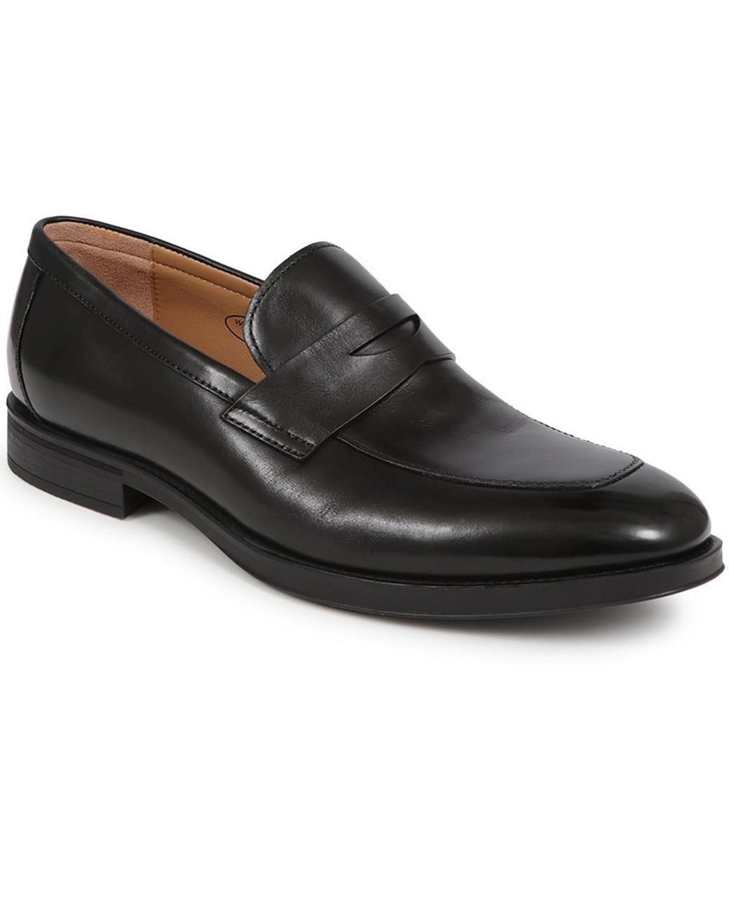Jones Bootmaker Black Radley Leather Loafers for men